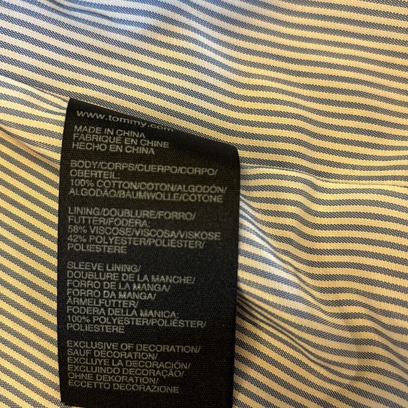 Tommy Hilfiger Madras Plaid vintage boxy blazer.  Fully lined. Women’s XL. - Picture 13 of 13